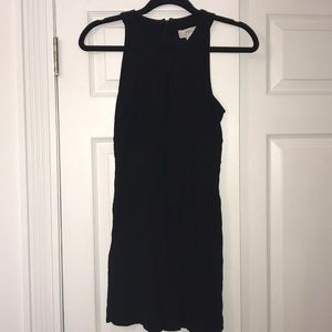 Ann Taylor Loft Black Key Hole Tank Top Dress